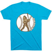 Baseball T-Shirt Short Sleeve - Baseball Bigfoot