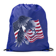 Guys Lacrosse Drawstring Backpack - Lacrosse Eagle