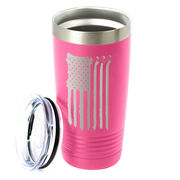 Hockey 20 oz. Double Insulated Tumbler - Flag