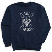 Skiing Crewneck Sweatshirt - Yeti To Ski