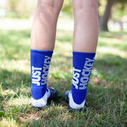 Hockey Woven Mid-Calf Socks - Just Hockey.