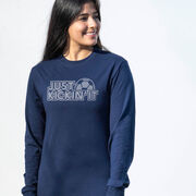 Soccer Tshirt Long Sleeve - Just Kickin' It