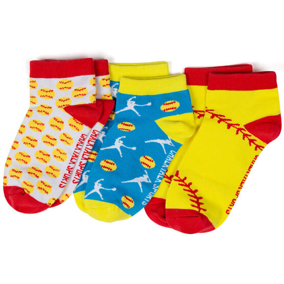 Softball Ankle Sock Set - Softball For Days