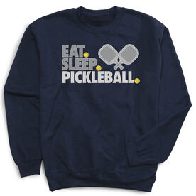 Pickleball Crewneck Sweatshirt - Eat. Sleep. Pickleball