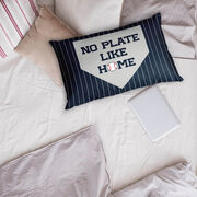 Baseball Pillowcase - No Plate Like Home