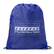 Football Drawstring Backpack - 24-7 Football