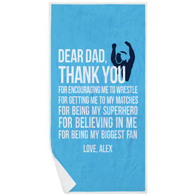 Wrestling Premium Beach Towel - Dear Dad
