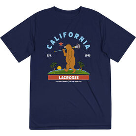 Guys Lacrosse Short Sleeve Performance Tee - California Lacrosse