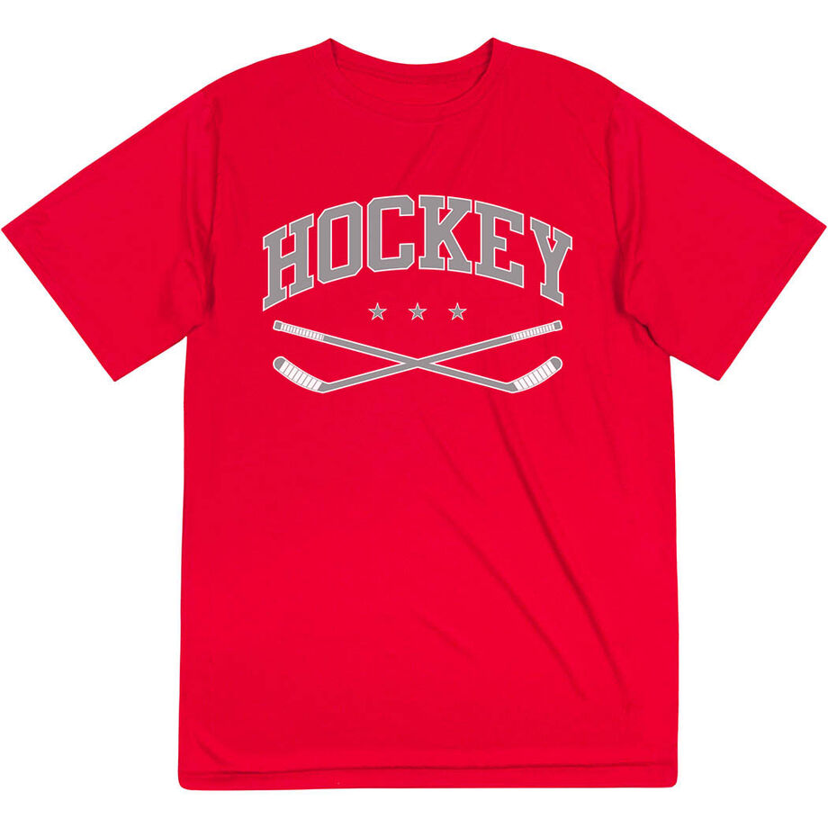 Hockey Short Sleeve Performance Tee - Varsity Hockey