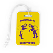 Wrestling Bag/Luggage Tag - Personalized Wrestling Team Wrestlers