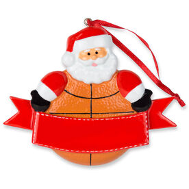 Basketball Ornament - Basketball Santa