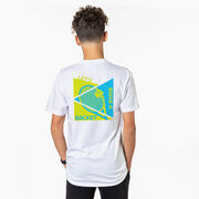 Tennis Short Sleeve T-Shirt - Let's Raise A Racket (Back Design)