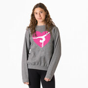 Gymnastics Crewneck Sweatshirt - Gymnast Heart