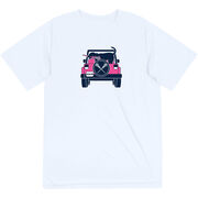 Girls Lacrosse Short Sleeve Performance Tee - Lax Cruiser