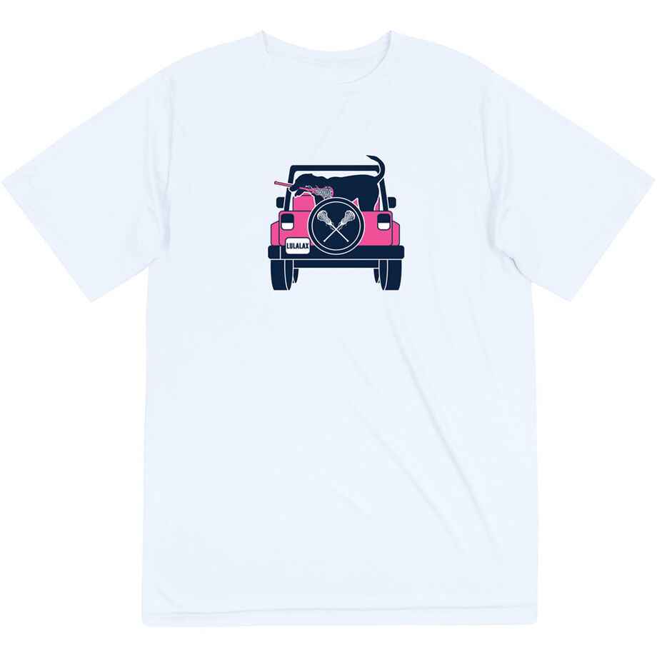 Girls Lacrosse Short Sleeve Performance Tee - Lax Cruiser