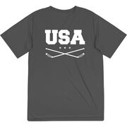 Hockey Short Sleeve Performance Tee - USA Hockey