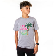 Guys Lacrosse Short Sleeve T-Shirt - Lax Lizard