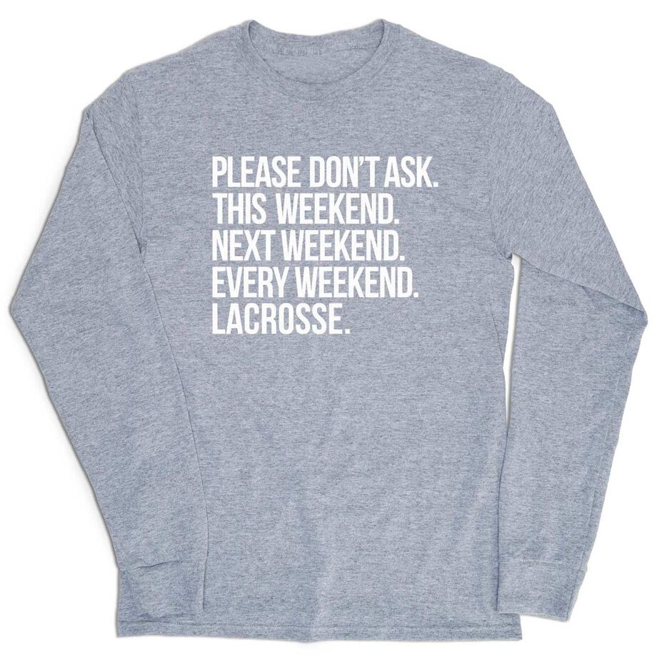 Lacrosse Tshirt Long Sleeve - All Weekend Lacrosse
