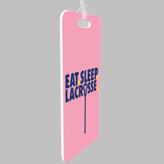 Girls Lacrosse Bag/Luggage Tag - Eat Sleep Lacrosse