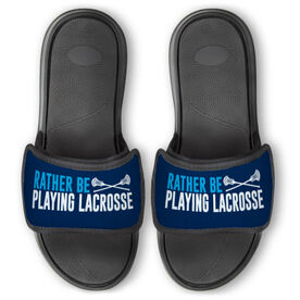 Guys Lacrosse Repwell&reg; Slide Sandals - Rather Be Playing Lacrosse