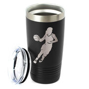 Basketball 20 oz. Double Insulated Tumbler - Girl Player