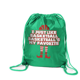 Basketball Drawstring Backpack - Basketball's My Favorite