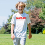 Baseball Short Sleeve Performance Tee - Baseball All Day Everyday