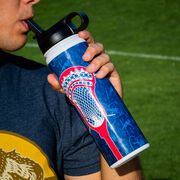 Guys Lacrosse Water Bottle - Lacrosse Stick