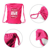 Hockey Drawstring Backpack - Don't Feed The Goalie