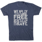 Baseball T-Shirt Short Sleeve - Because Of The Brave Baseball