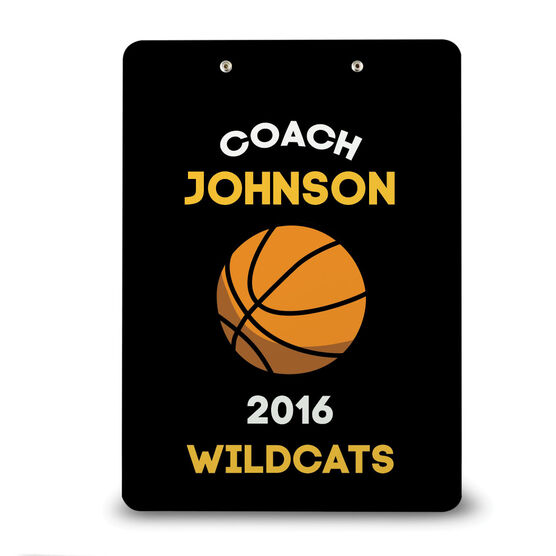 Basketball Custom Clipboard Basketball Coach With Basketball Icon