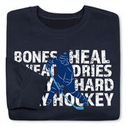 Hockey Crewneck Sweatshirt - Bones Heal Hockey