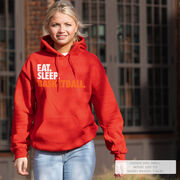 Basketball Hooded Sweatshirt - Eat. Sleep. Basketball.