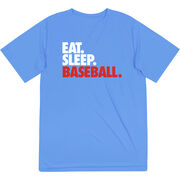 Baseball Short Sleeve Performance Tee - Eat. Sleep. Baseball.