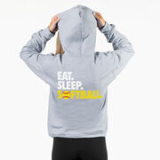 Softball Hooded Sweatshirt - Eat. Sleep. Softball (Back Design)