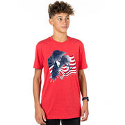 Guys Lacrosse Short Sleeve T-Shirt - Lacrosse Eagle