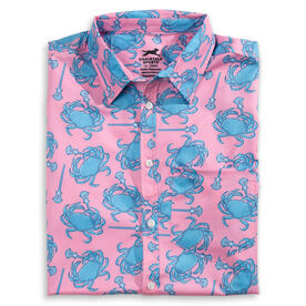 Lacrosse Performance Short Sleeve Button Down Shirt - Bayside