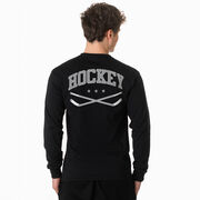 Hockey Tshirt Long Sleeve - Varsity Hockey (Back Design) 