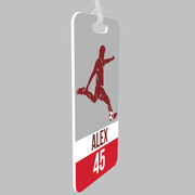 Soccer Bag/Luggage Tag - Personalized Soccer Guy Name and Number