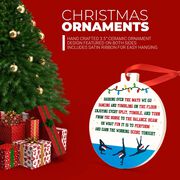 Gymnastics Round Ceramic Ornament - Jingle All the Way