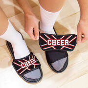 Cheerleading Repwell&reg; Slide Sandals - Cheer Stripes