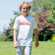 Basketball Short Sleeve Performance Tee - I'd Rather Be Playing Basketball