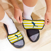 Field Hockey Repwell&reg; Sandal Straps - Stripes with Silhouette