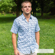 Baseball Performance Short Sleeve Button Down Shirt - Batter Up