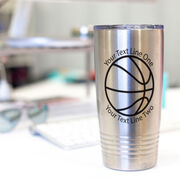 Basketball 20 oz. Double Insulated Tumbler - Icon