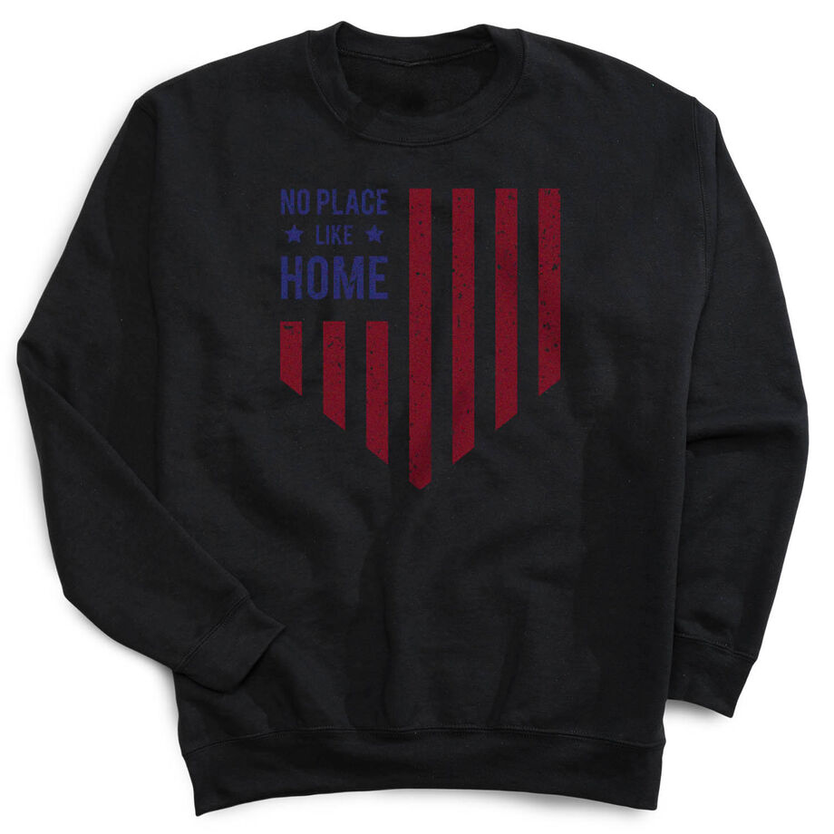 Baseball Crew Neck Sweatshirt - No Place Like Home - Personalization Image