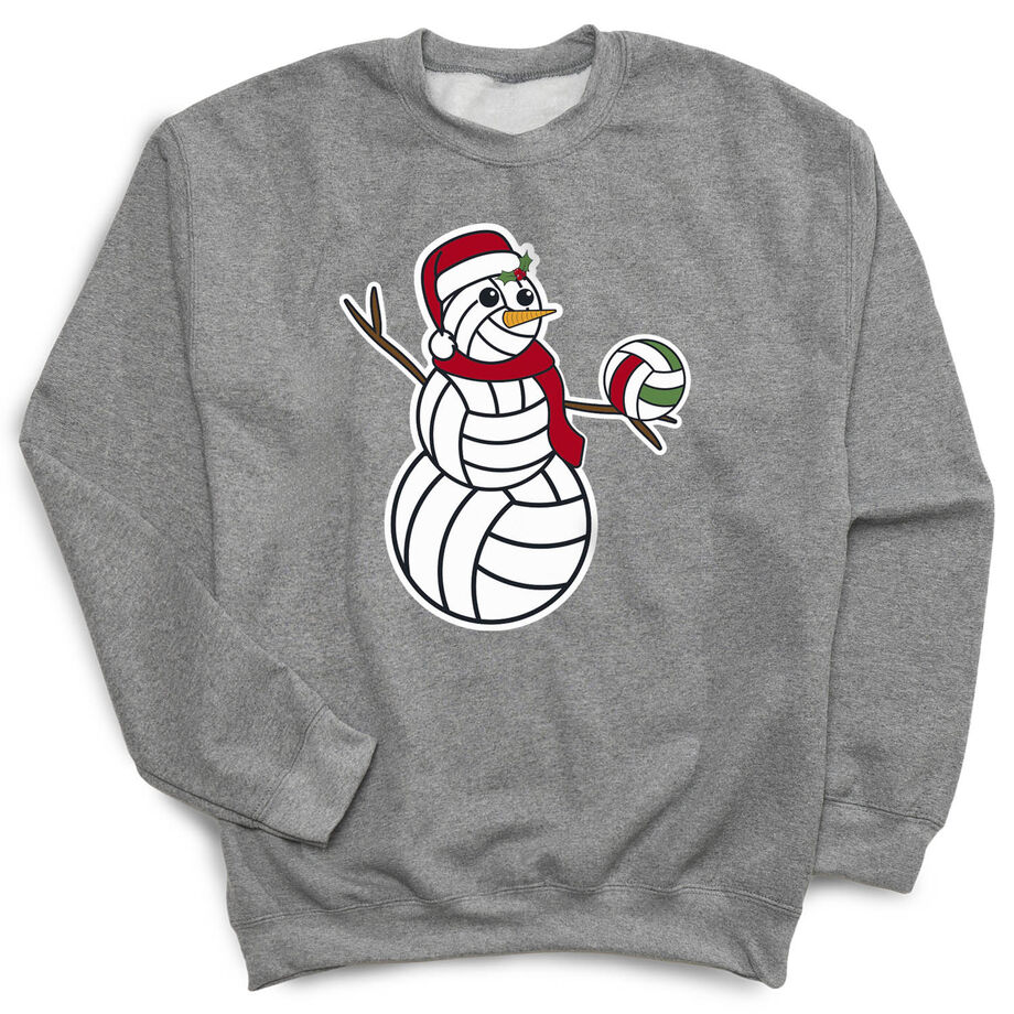 Volleyball Crewneck Sweatshirt - Serving Holiday Cheer