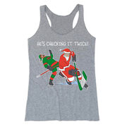 Hockey Women's Everyday Tank Top - He's Checking It Twice