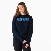 Swimming Crewneck Sweatshirt - Make Waves