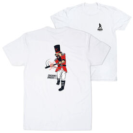 Baseball T-Shirt Short Sleeve - Cracking Dingers (Back Design) [Youth Medium/White] - SS
